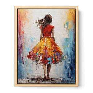 Chromatic Bloom Art Print