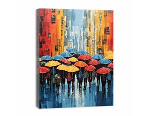 Umbrella Modern Art Painting