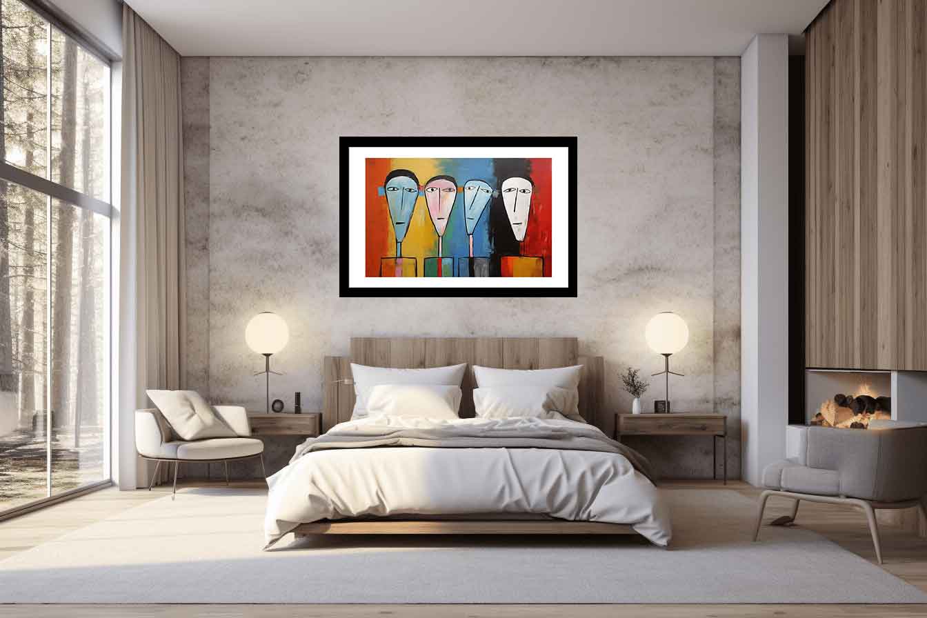 Cubist Portrait Painting