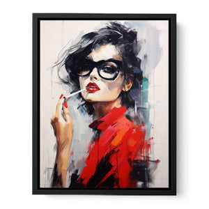 Crimson Haze Canvas Print