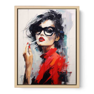 Crimson Haze Art Print