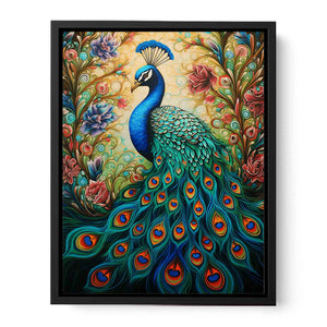 Peacock Canvas Print