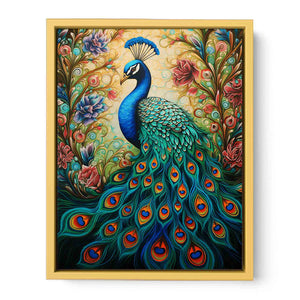 Peacock Streched canvas