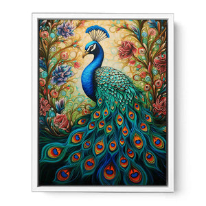 Peacock Framed Print