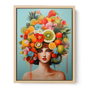 Flower head Art Print
