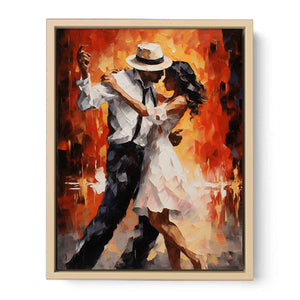 Abstract Couple Dance Art Print