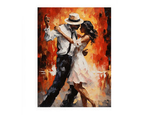 Abstract Couple Dance