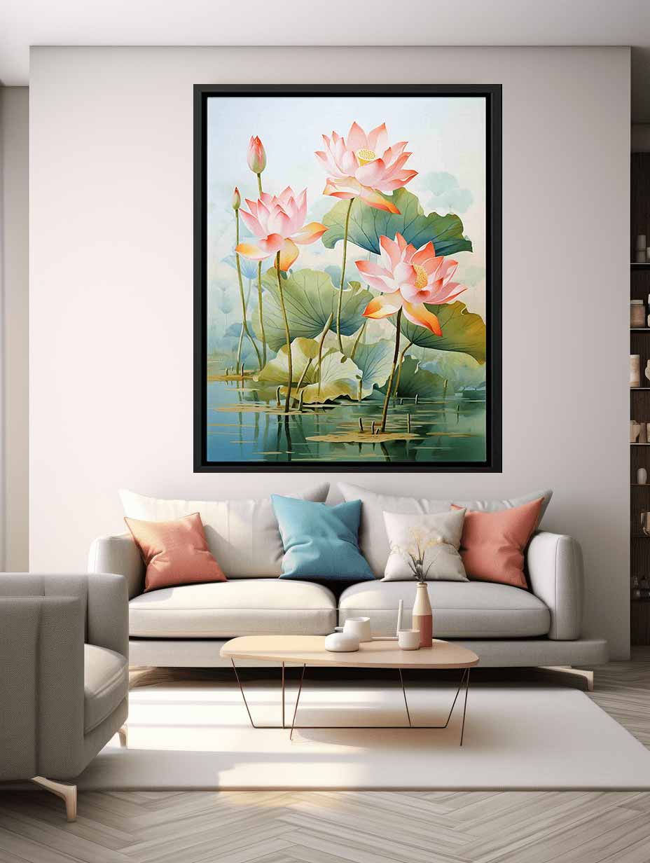 Lotus Flower Painting