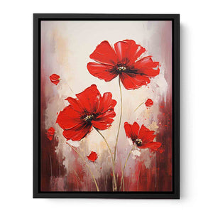 Red Flowers Canvas Print