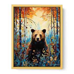 Bear Streched canvas