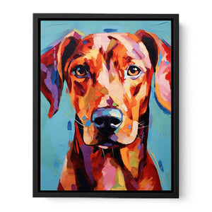 Red Dog Canvas Print