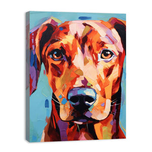 Red Dog Painting