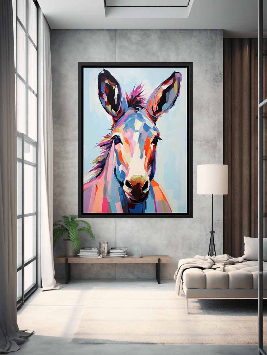 Modern Donkey Painting