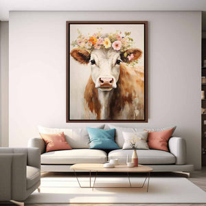 Modern Cow Painting