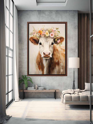 Modern Cow Painting