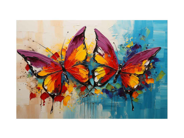 Modern Butterfly Art Painting 