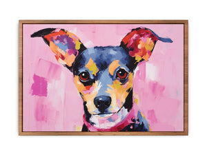 Pink Dog Poster