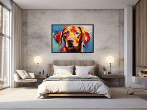 Red Dog Painting