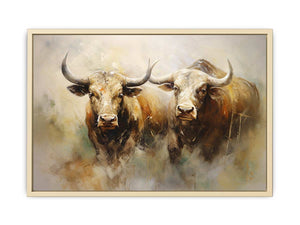 Bulls Art Print