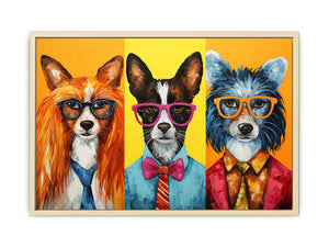 Modern Animals with Glasses Art Print