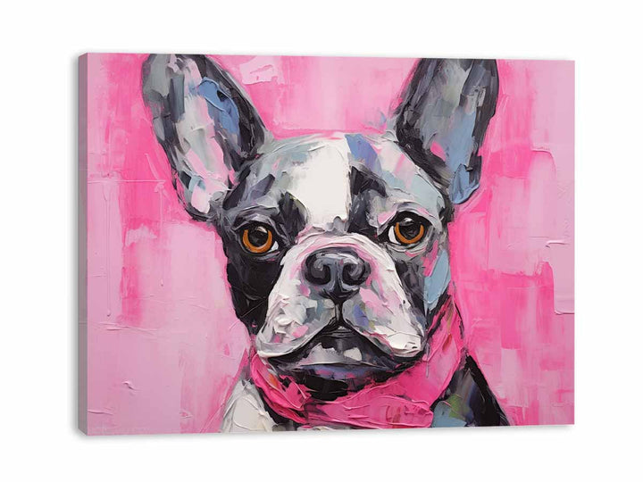 Modern Art Painting Pug Dog  