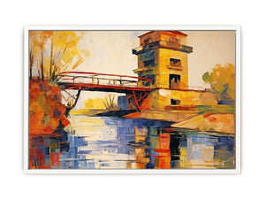 Building Modern Art Painting Framed Print