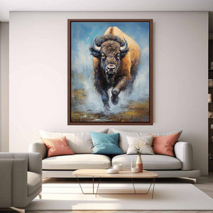 Running Bull Painting