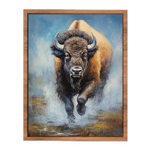 Running Bull Poster