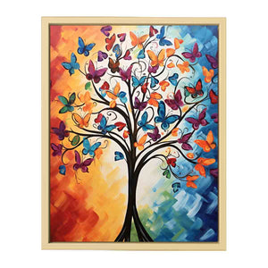 Buterfuly Tree Modern Art Art Print