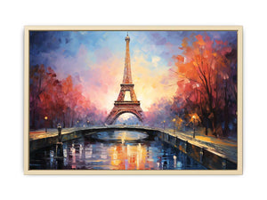 Eiffel Sunset Art Print