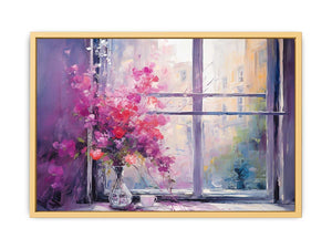 Still Life Window Art Streched canvas