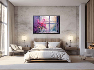 Still Life Window Art Painting