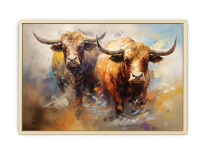 Spirit of the Shaggy Giants Bull Art Print