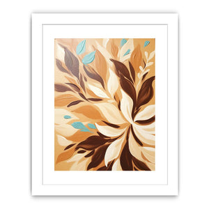 Brown Leaves Streched canvas
