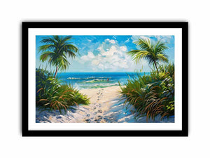 Beach Path Art Print
