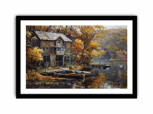 House in Kashmir Art Print