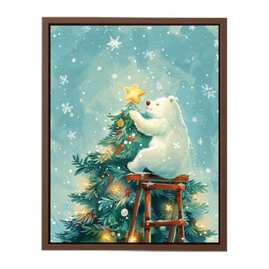 Christmas Bear Poster