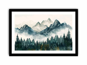 Peaks in the Valley Art Print
