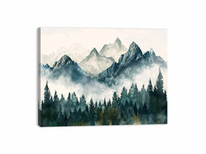 Peaks in the Valley Canvas Print