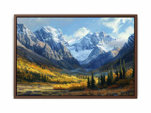 Mountains in Norway Poster