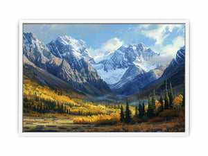 Mountains in Norway Framed Print