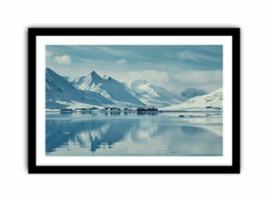 Svalbard Mountain Art Print