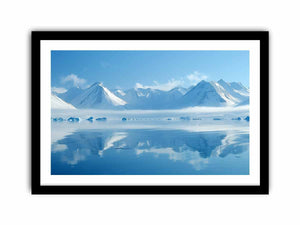 Svalbard Mountain Art Print