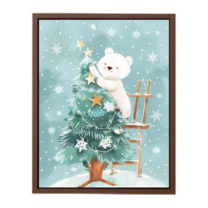 Christmas Teddy Poster