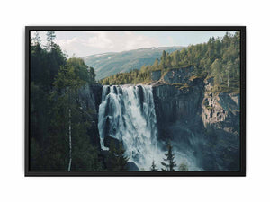 voringfossen Waterfall Painting