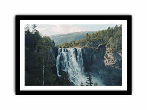 voringfossen Waterfall Art Print