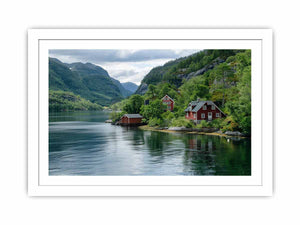 Lake Side Art Print