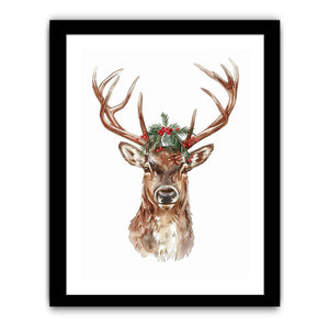 Christmas Reindeer Art Print