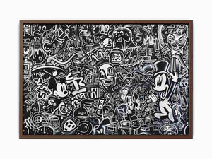 Cartoon Graffiti Poster