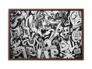 Cartoon Graffiti Poster